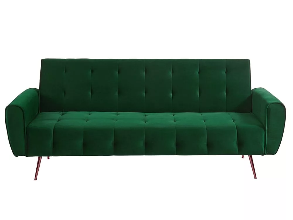 Canapé convertible polyester 3 places sapin}
