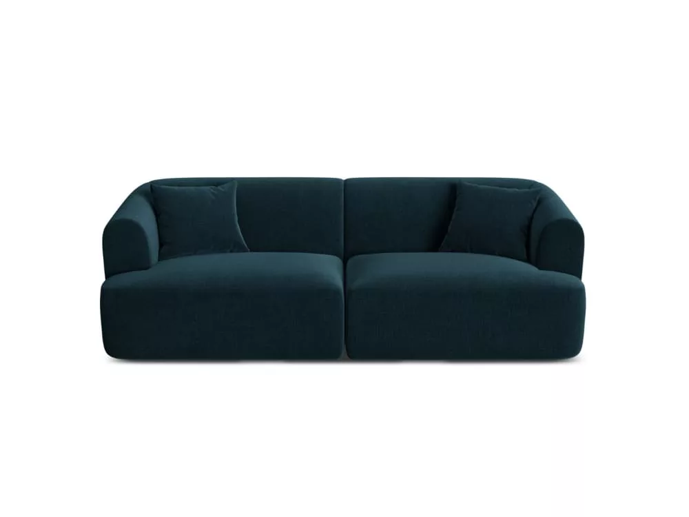 Canapé modulable 3 places en velours profond