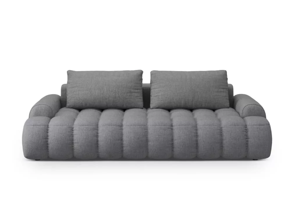 Canapé convertible 4 places avec coffre en tissu structurel