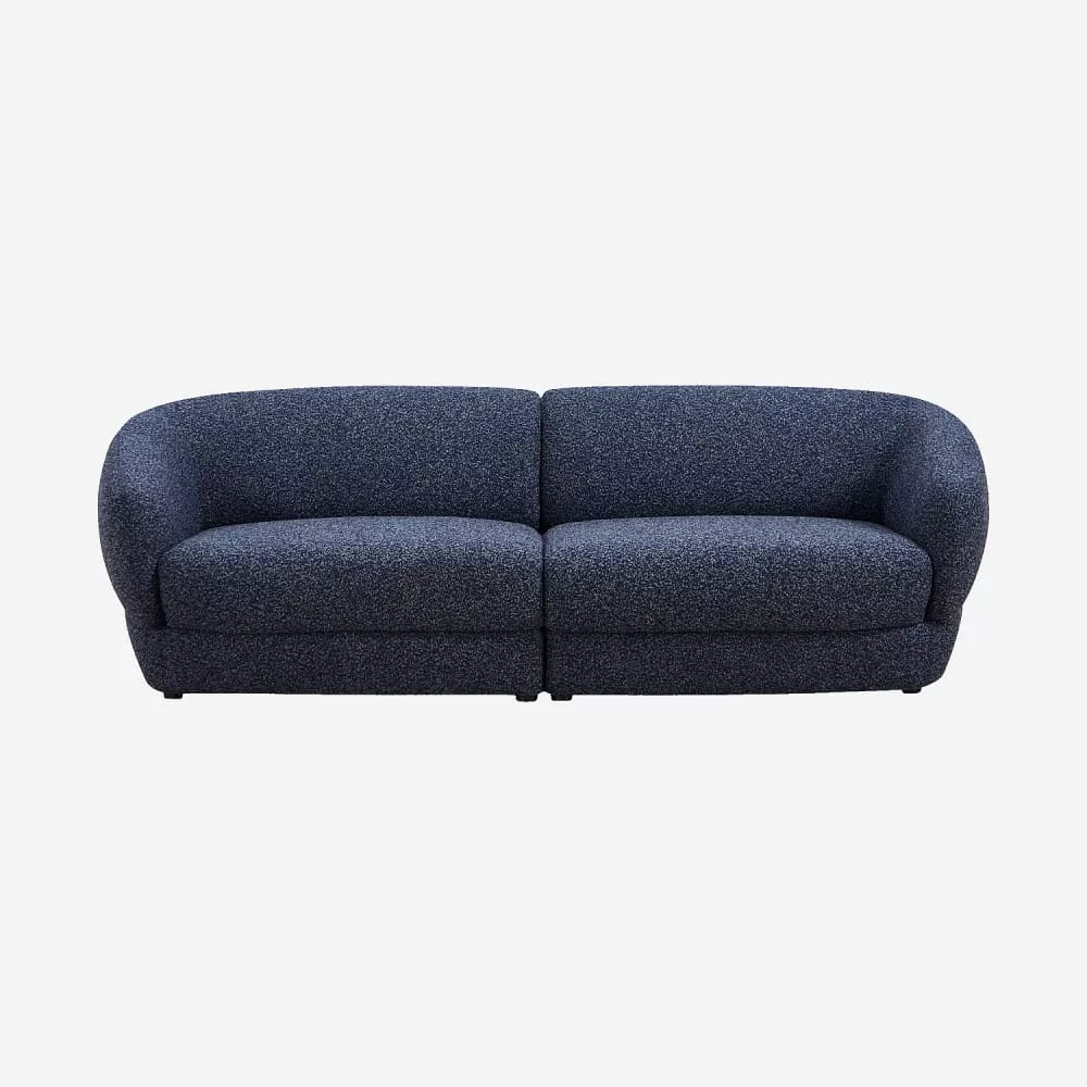 Canapé 3 places en tissu bouclette courte – nuit