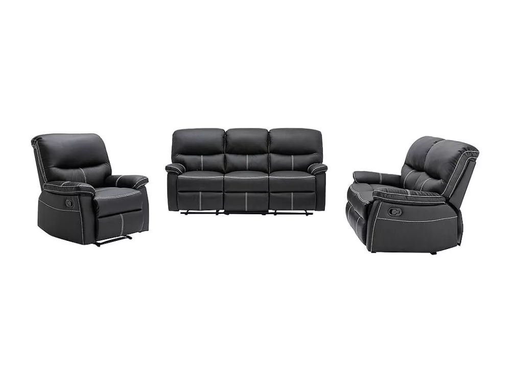 Ensemble canapé fauteuil simili