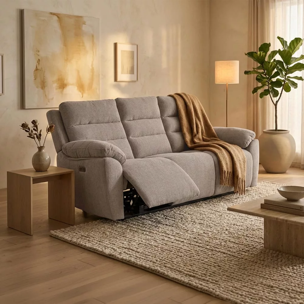 ULYA Canapé relax en tissu 193 cm
