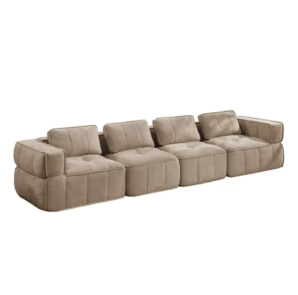 Canapé modulable sans armature en polyester