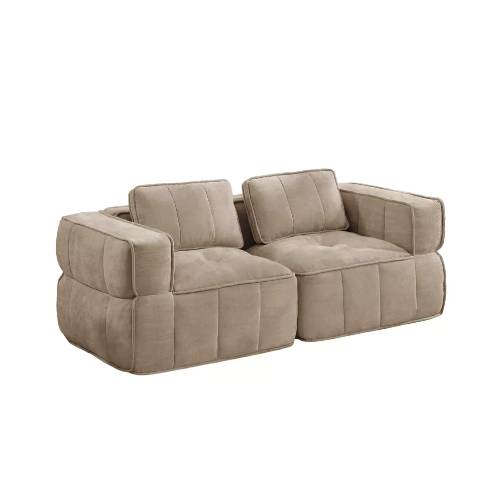 Canapé modulaire 2 places en mousse hd 32d