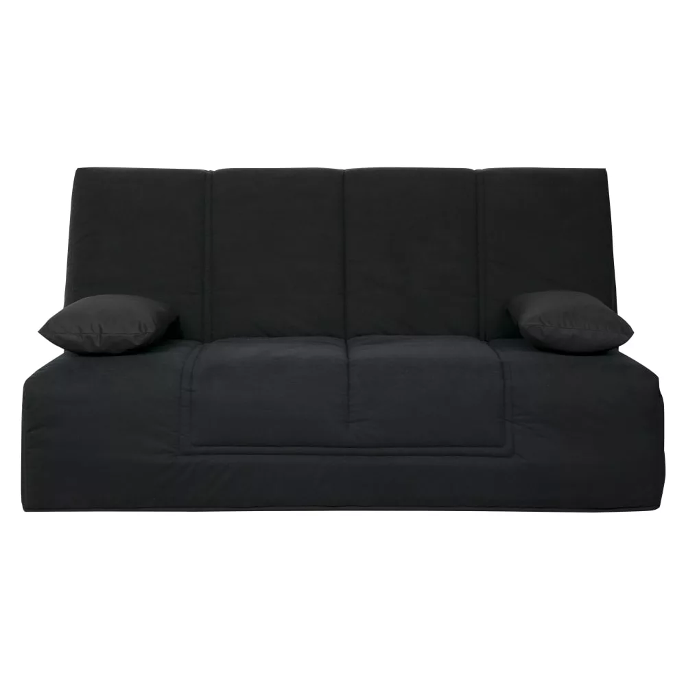 Banquette clic clac convertible 2 places tissu coton
