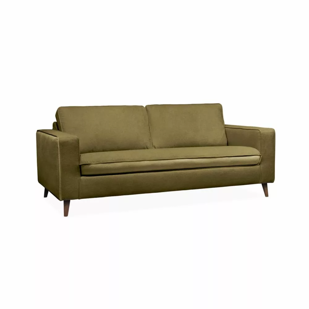 Canapé lit 3 places matelas 12cm en polyester et nylon