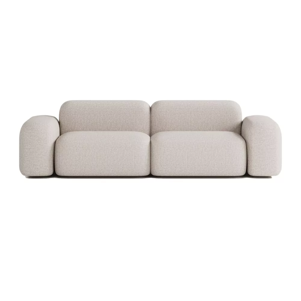 Canapé Modulable 3 places en Tissu