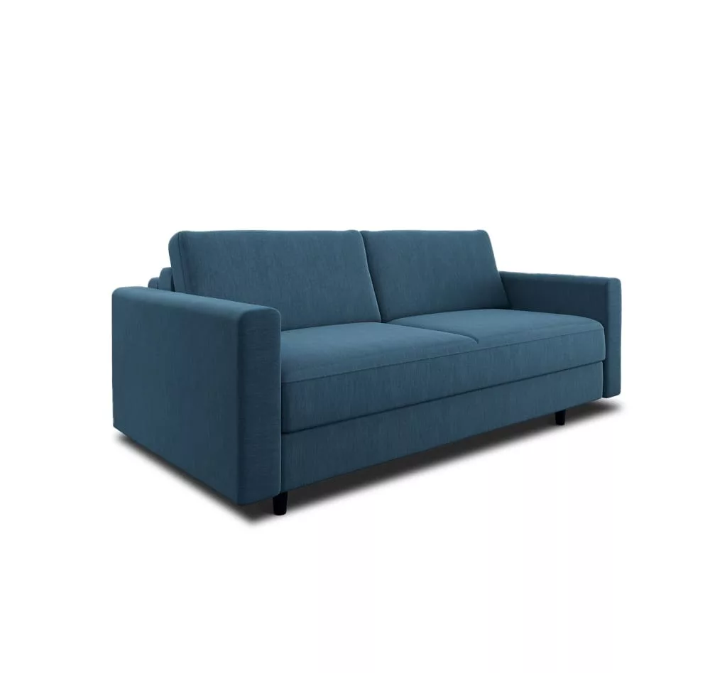 Canapé convertible express 140cm 3 places en tissu tramé