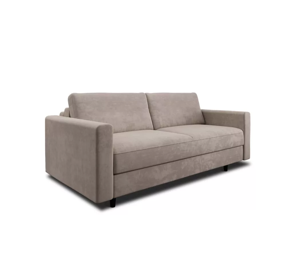 Canapé convertible express 140cm 3 places en velours