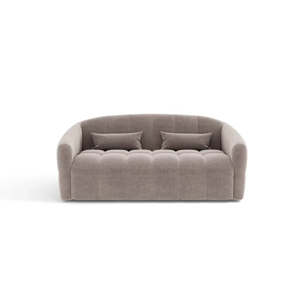 Canapé convertible express 140cm 4 places en velours