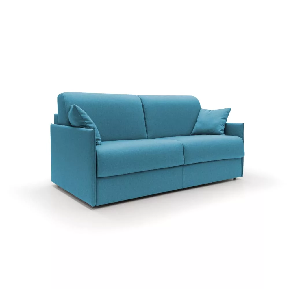 Canapé lit convertible en tissu imperméable 169 cm ciel