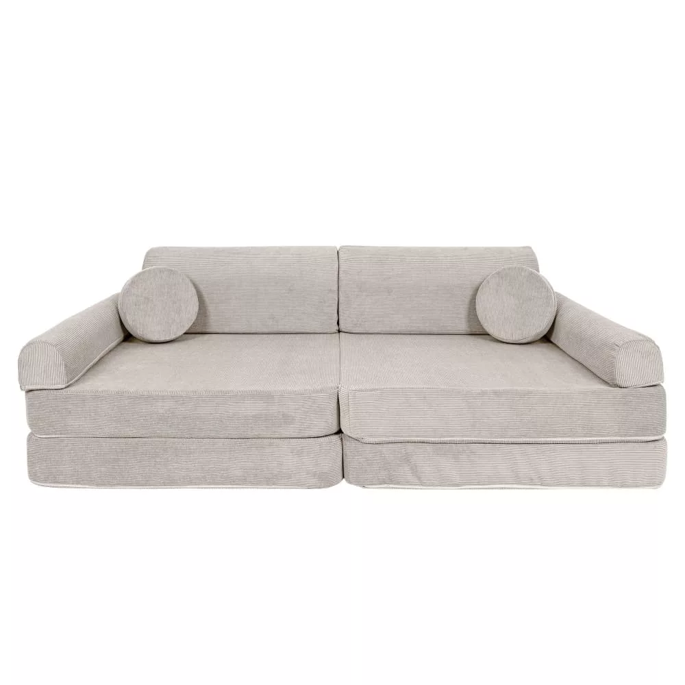 Canapé enfant 8 modules 160 cm velours côtelé fin