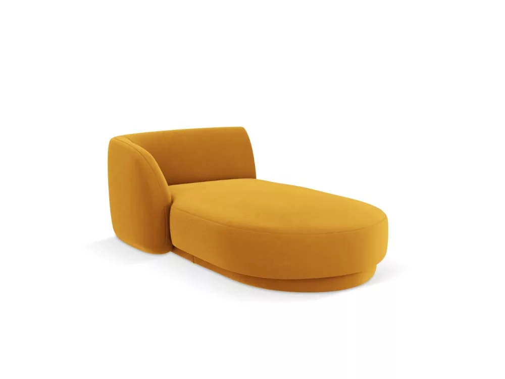 Méridienne en tissu velours