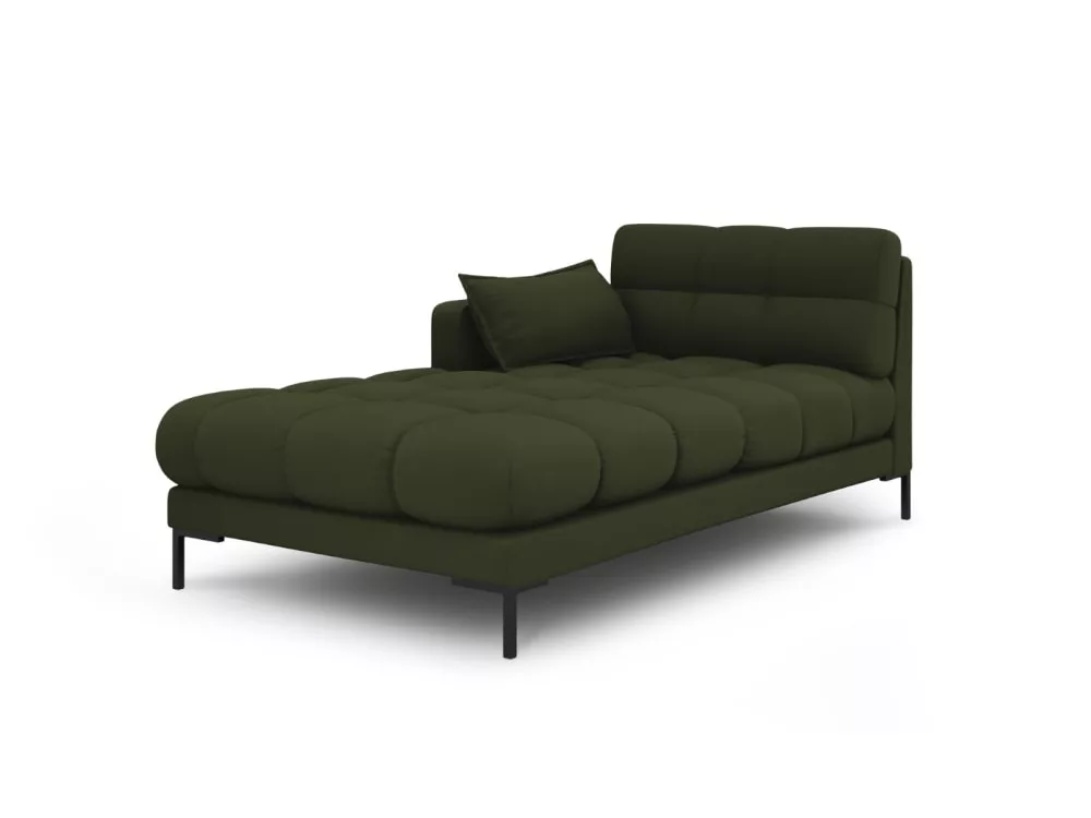 Méridienne en tissu structurel
