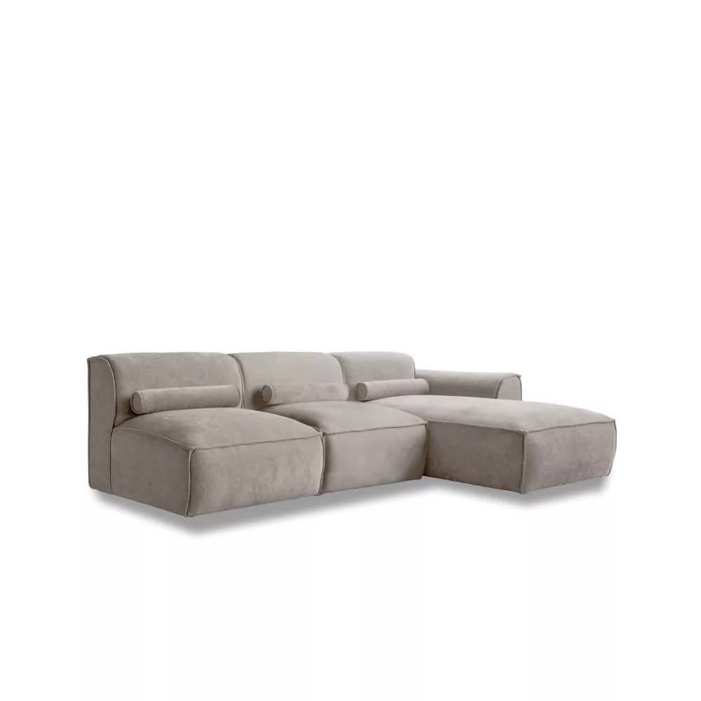 Système modulaire: canapé d'angle fixe, 3 pl