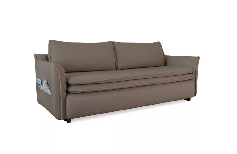 Canapé 3 pl convertible, caffe latte
