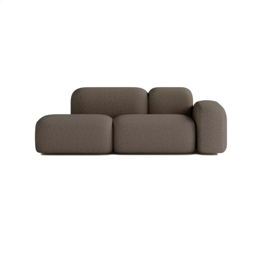 Canapé Modulable 2 Places Tissu