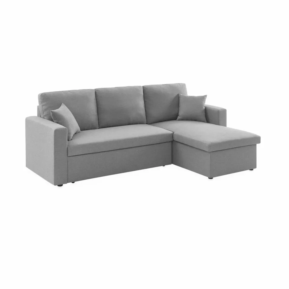 Canapé d'angle convertible en tissu – ida