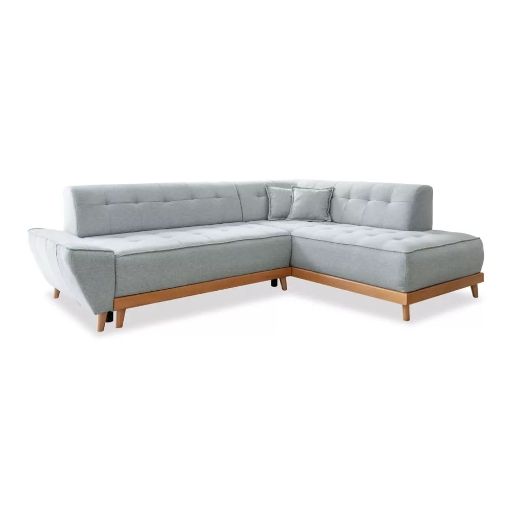 Canapé d'angle 6pl convertible, angle