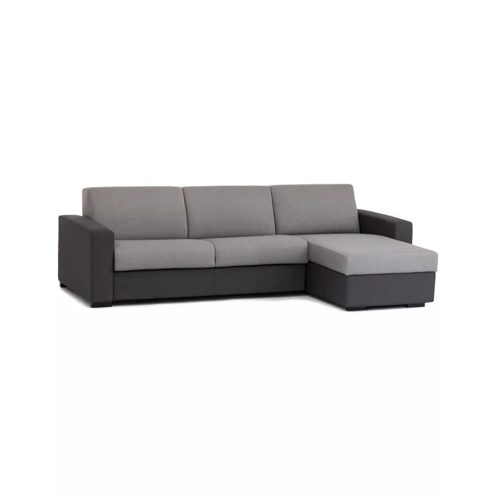 Canapé d'angle convertible en similcuir 280x95h90 cm