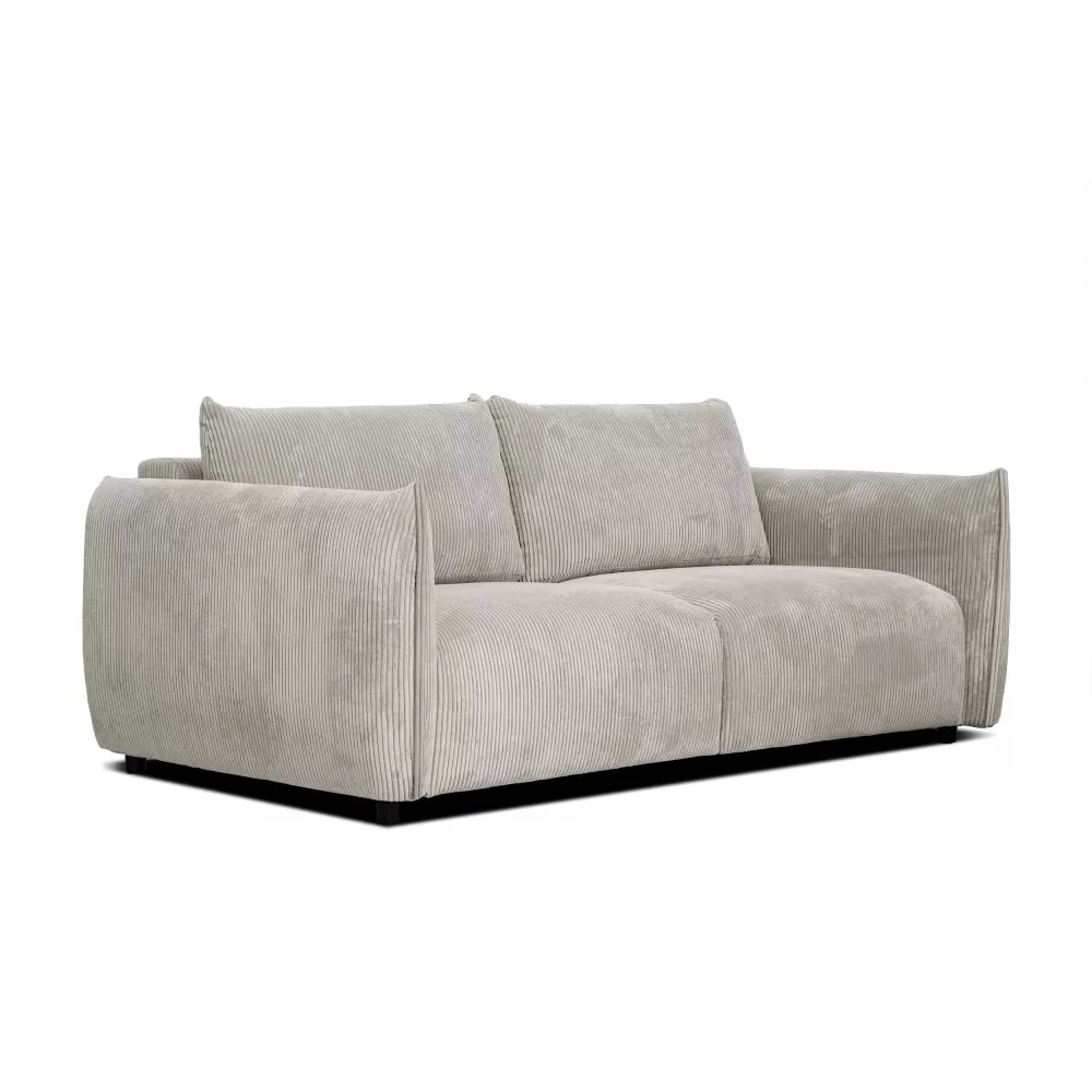 Canapé xxl 3 places tissu perle