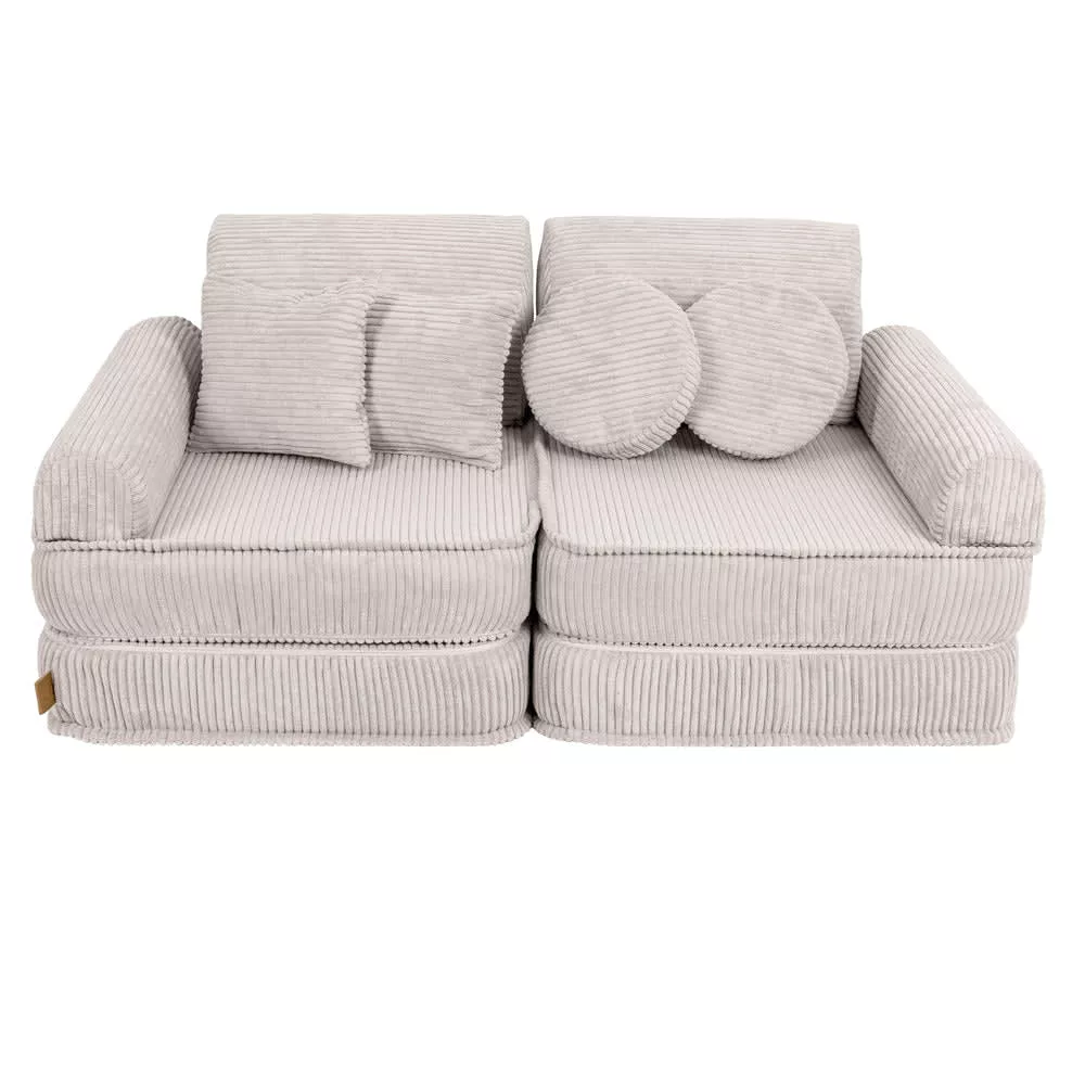 Canapé enfant modulable 120 cm velours 10 pcs
