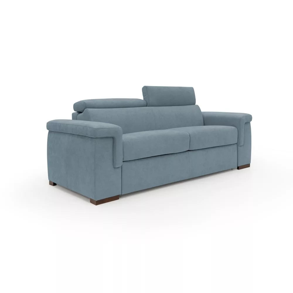 Canapé convertible matelas h18 200 cm pastel