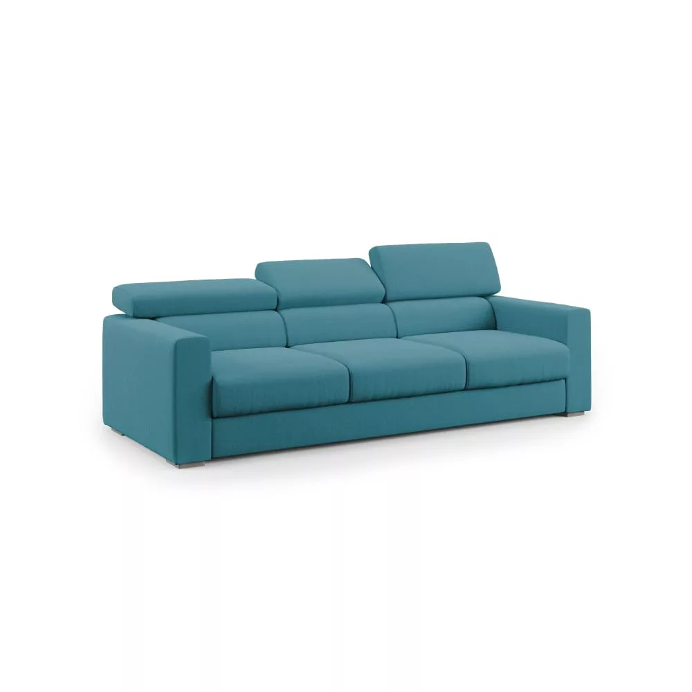 Canapé à 3 assises en tissu imperméable 240 cm ciel