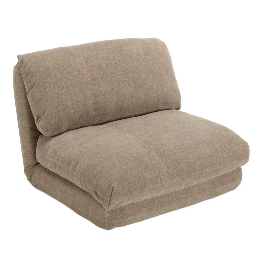 Chauffeuse 1 place multi-position en tissu