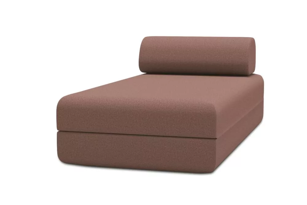 Méridienne convertible et modulable 3 places en tissu