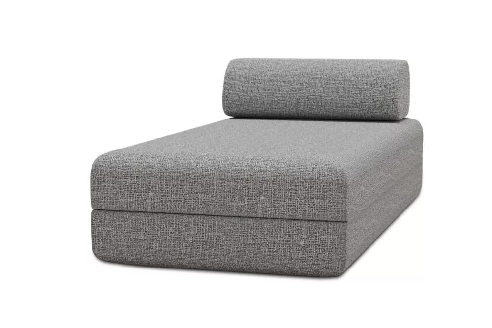 Méridienne convertible et modulable 3 places en tweed