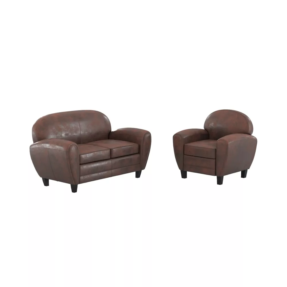 Ensemble canapé et fauteuil 3 places