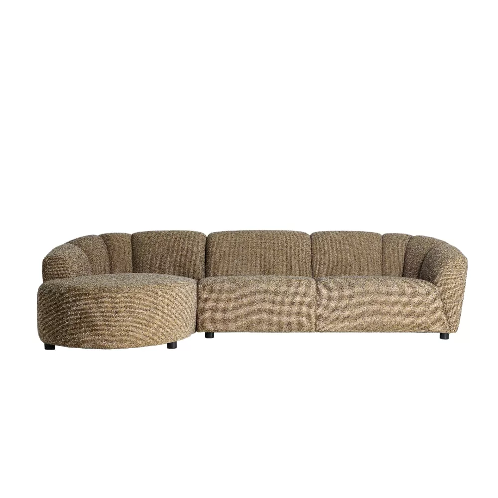 Sofa en polyester marbré en