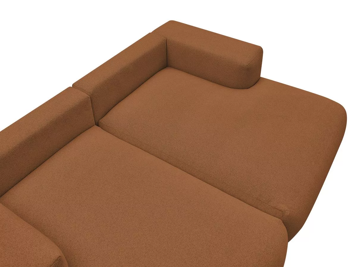 Canapé fixe 4 places VOLTAIRE assise profonde tissu BOBOCHIC