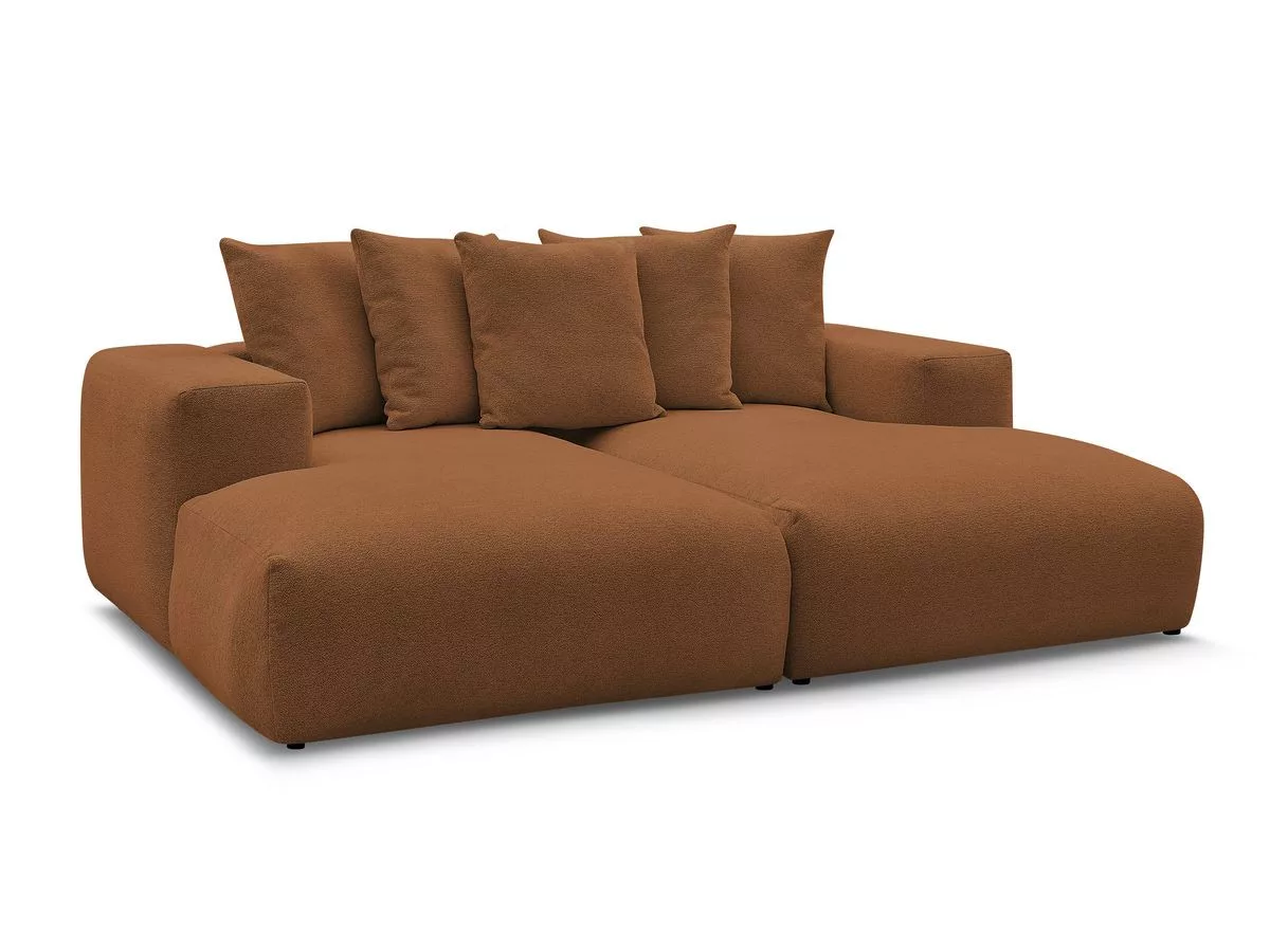 Canapé fixe 4 places VOLTAIRE assise profonde tissu BOBOCHIC