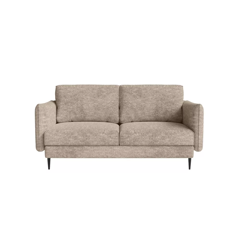 Sofa en tissu chenille 2 places