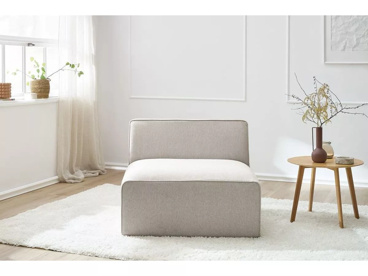 Chauffeuse 1 place pour canapé modulable MEGEVE tissu BOBOCHIC 1 places