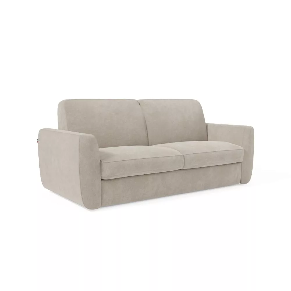 Canapé convertible déhoussable et matelas h18 cm 222 cm