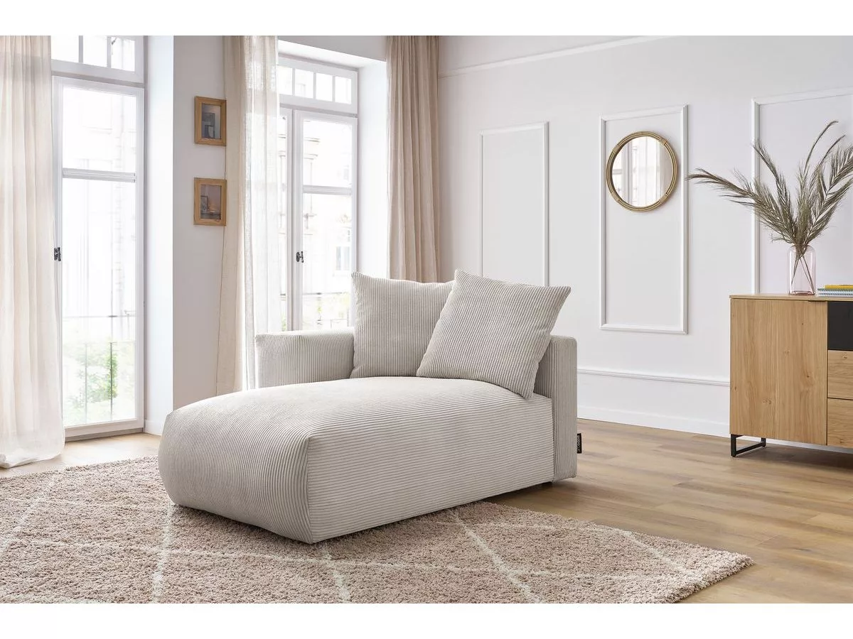 Méridienne avec accoudoir pour canapé modulable VOLTAIRE angle BOBOCHIC 1 places