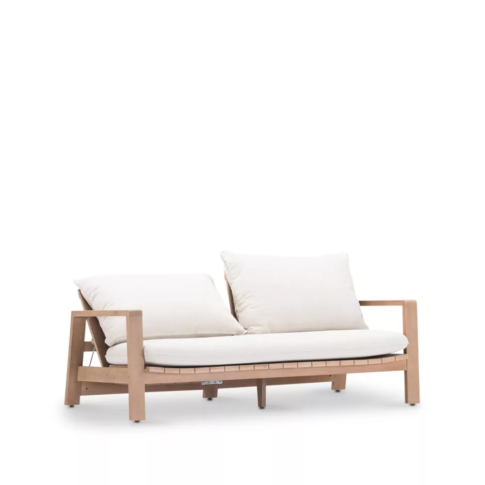 Canapé 2 places inclinable en bois