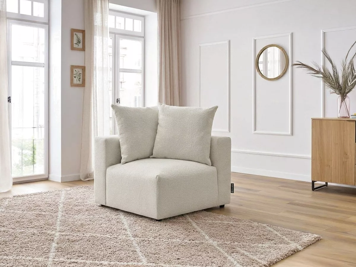 Angle pour canapé modulable VOLTAIRE tissu angle BOBOCHIC 1 places