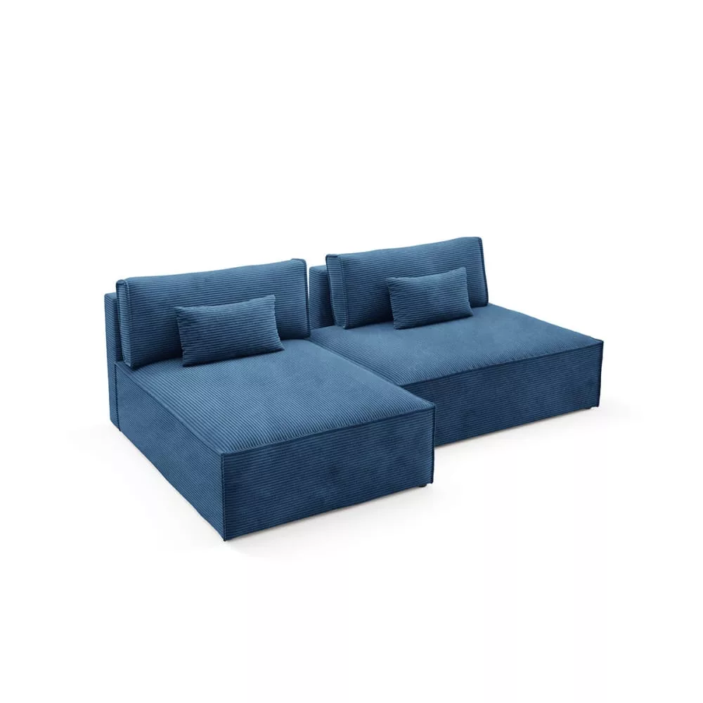 Canapé d'angle réversible modulable bois de pin Georgia