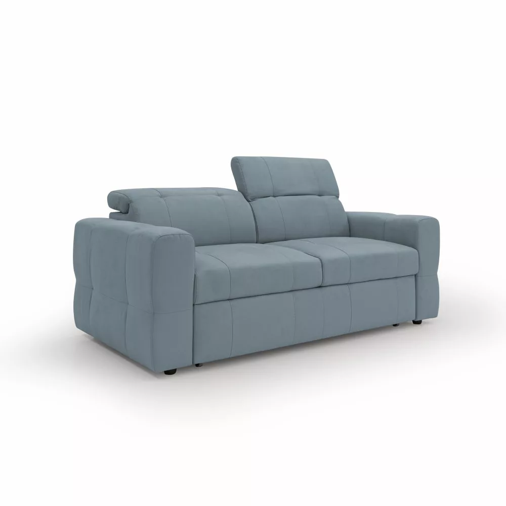 Canapé avec pouf amovible 173 cm pastel