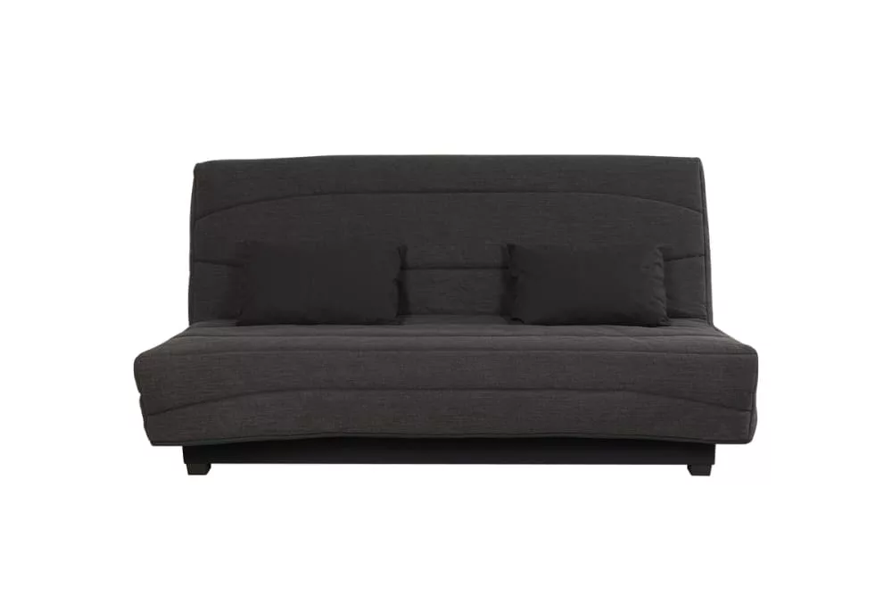 Banquette clic clac convertible 2 places avec rangement charbon
