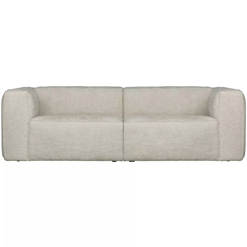 Canapé 3,5 places en tissu mélangé