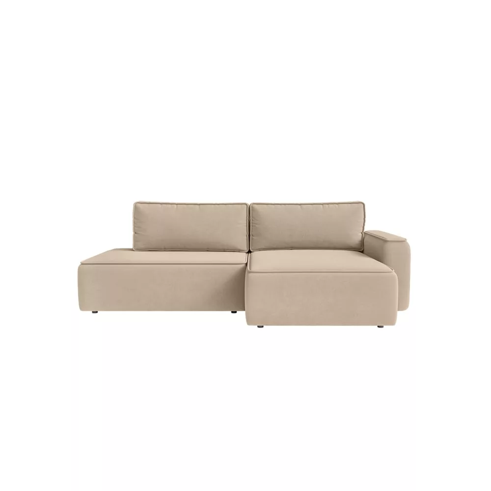 Sofa d'angle en velours 2 places