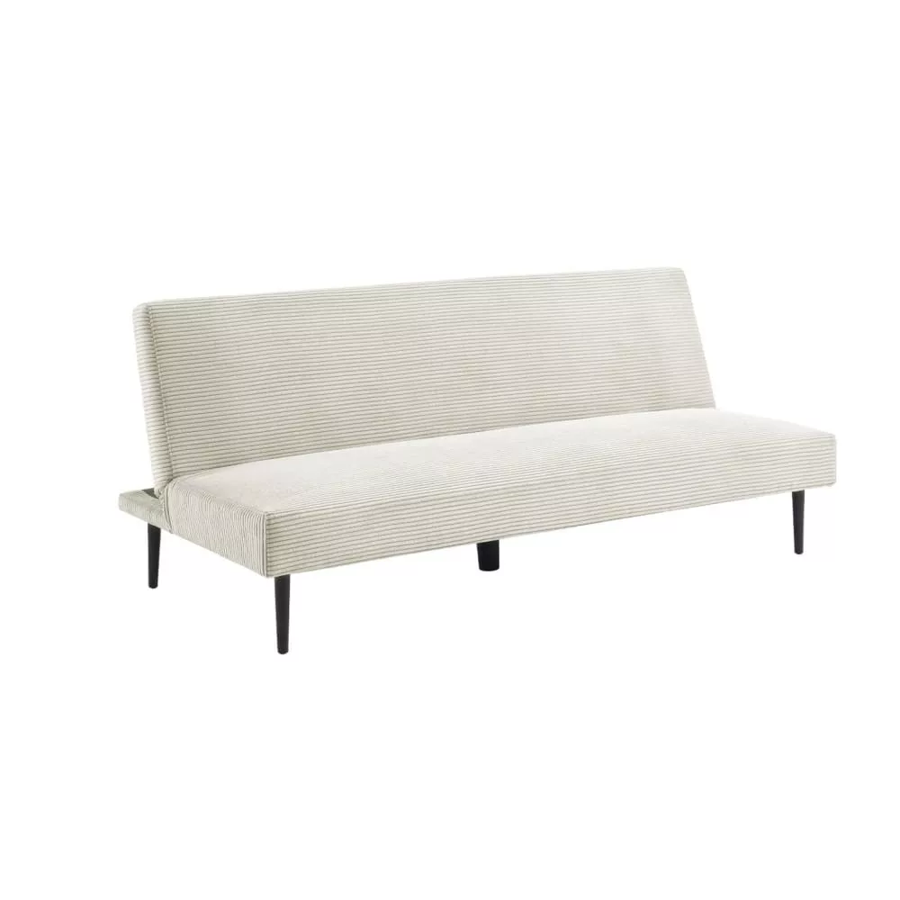 Canapé banquette convertible 3 places velours côtelé