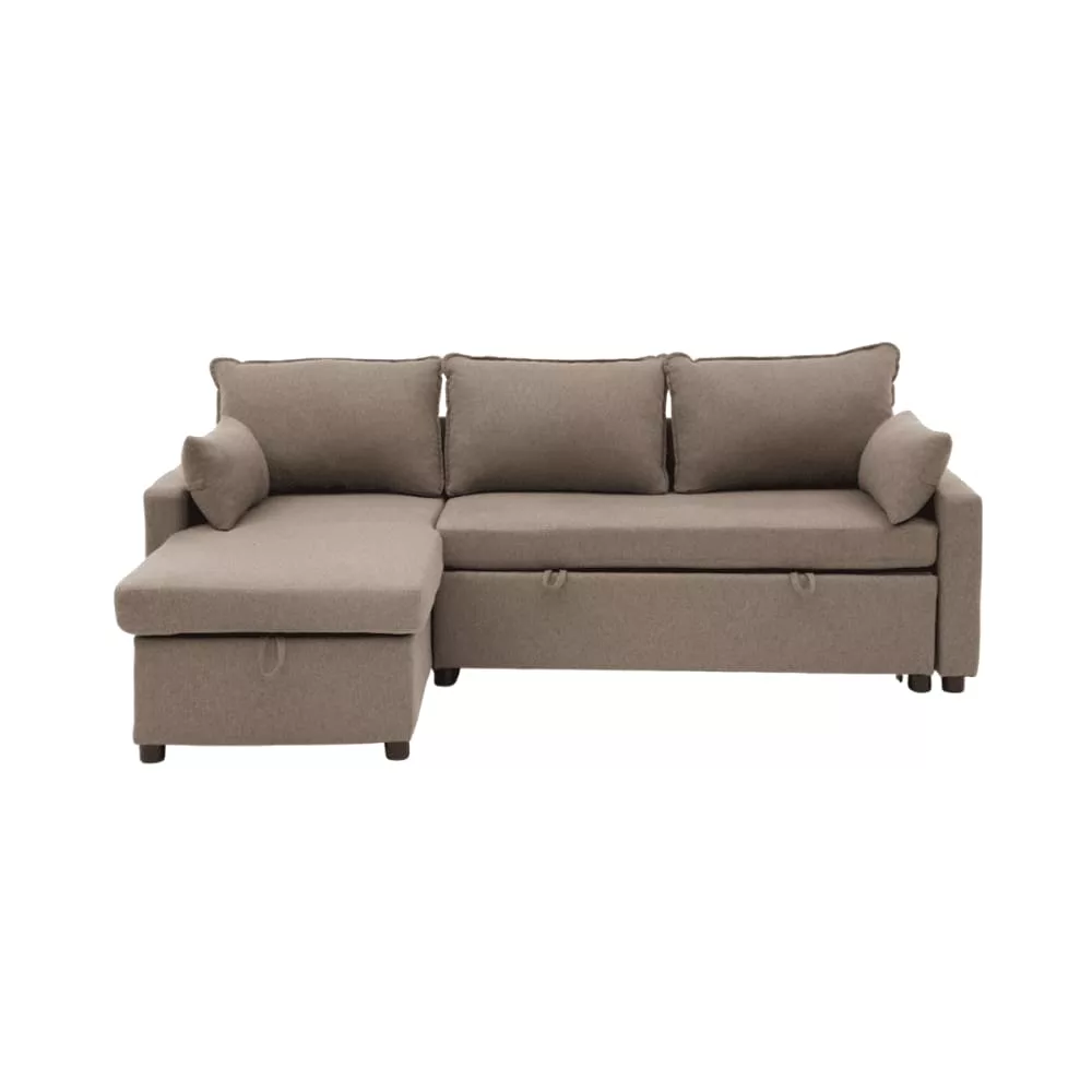 Canapé convertible 3 places en tissu l219 cm
