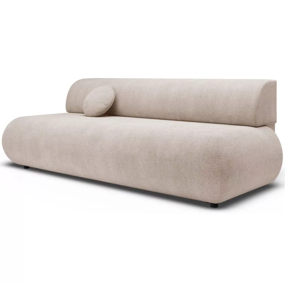 Canapé convertible 3 places, chenille