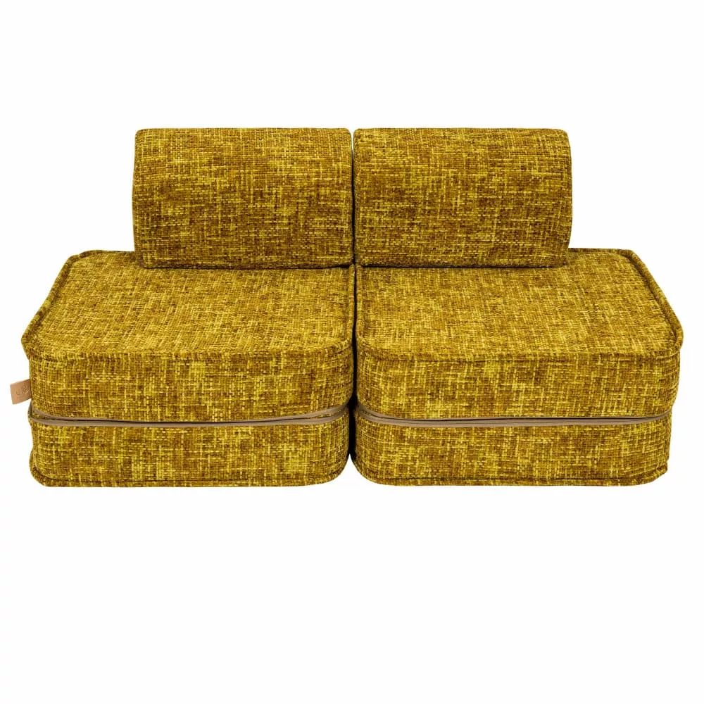 Canapé modulable enfant en tweed 4 pcs